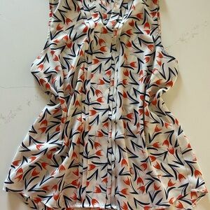 41 Hawthorn Floral Print Sleeveless Blouse